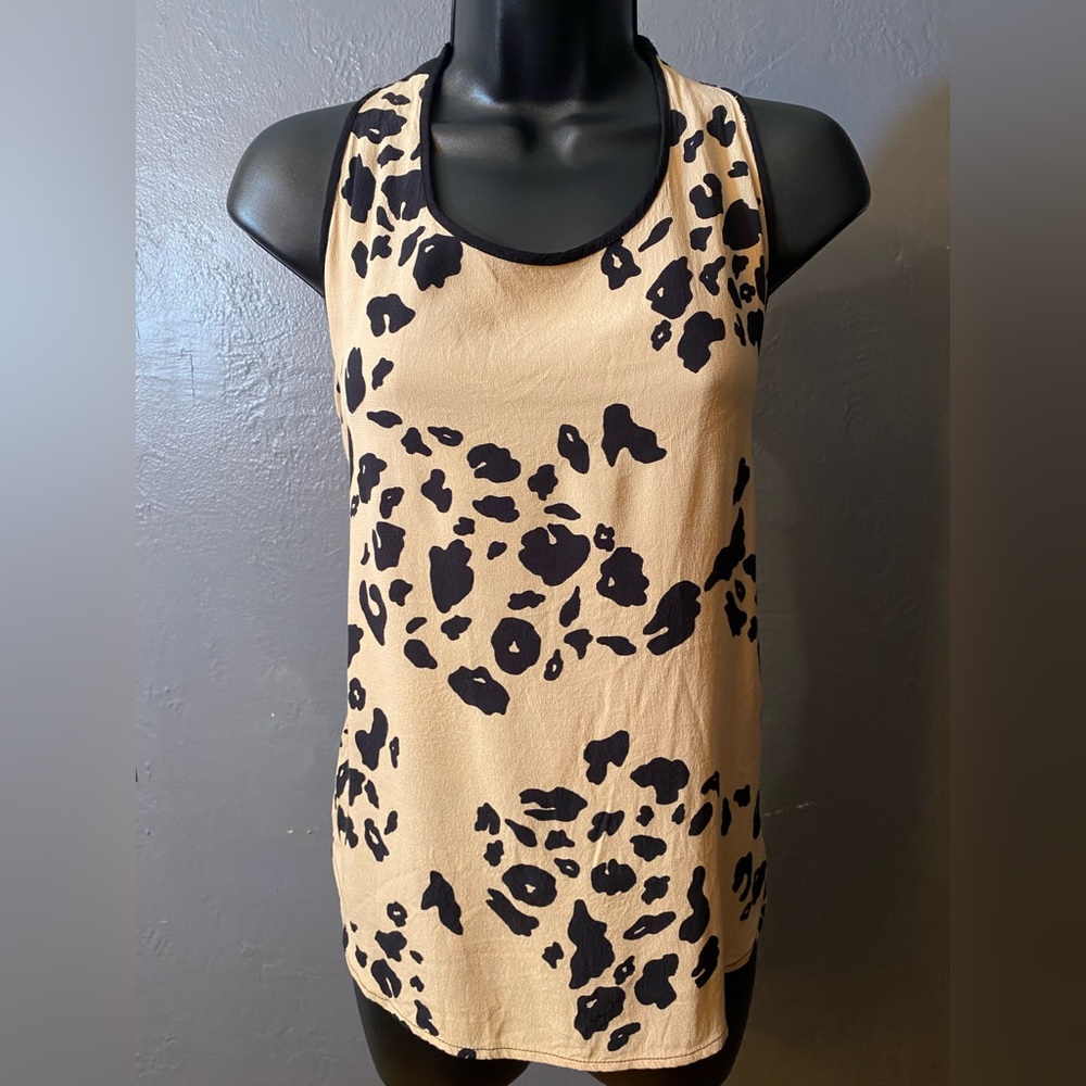 Sam & Lavi Cheetah Print Racer Back Tank